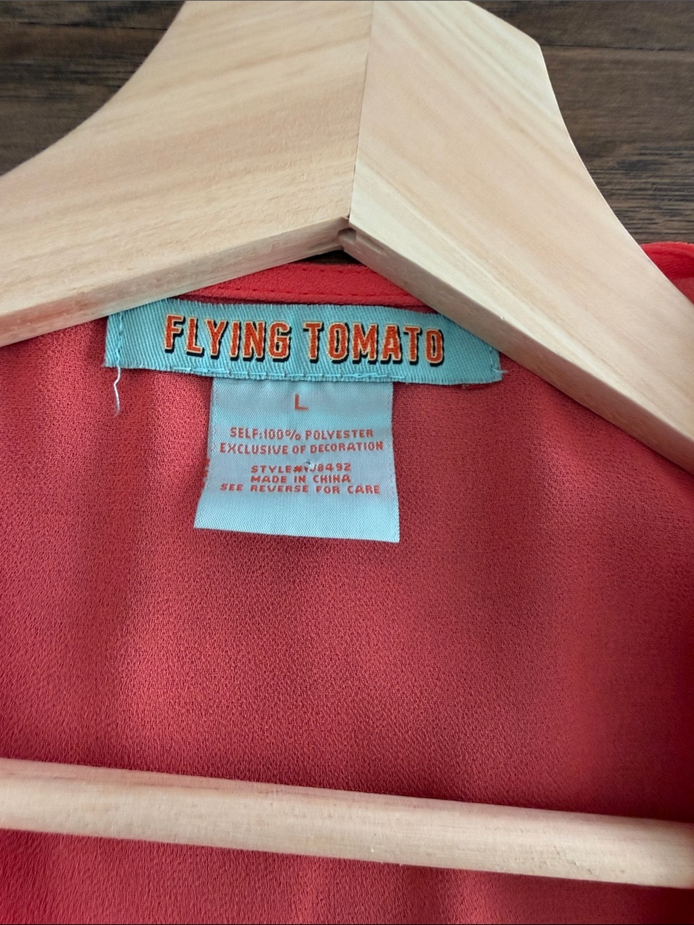 Flying Tomato Boho Coral Open Front sheer Vest Fringe Embroidered Geo Trim - Picture 3 of 9